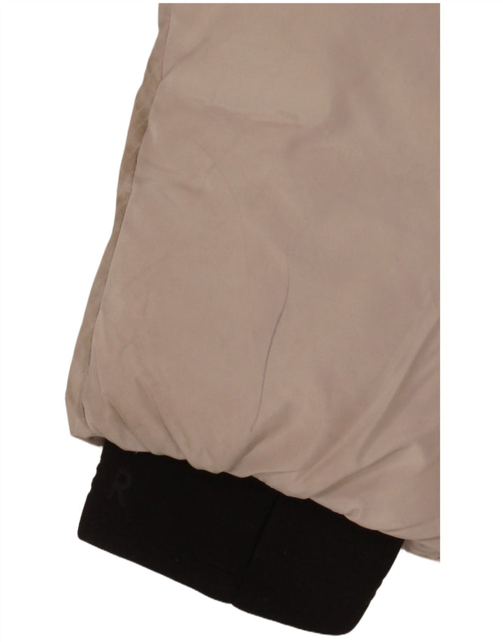 Ted Baker Abrigo acolchado con capucha y gráfico para niña 9-10 años Poliéster beige