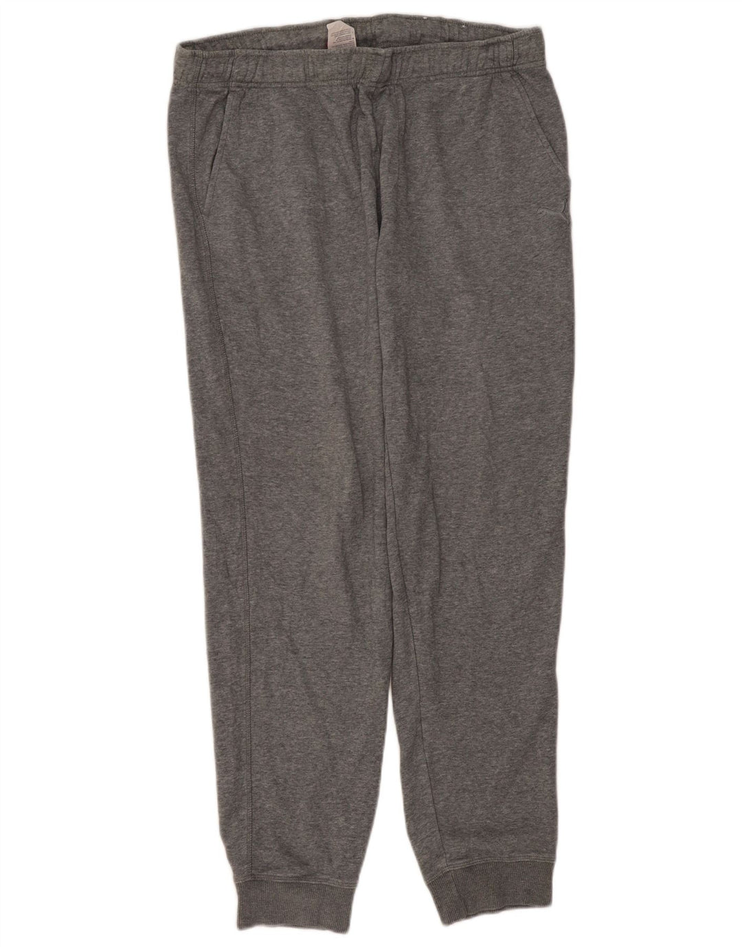 PUMA Pantalón de chándal para hombre Joggers Large Grey Moteado de algodón