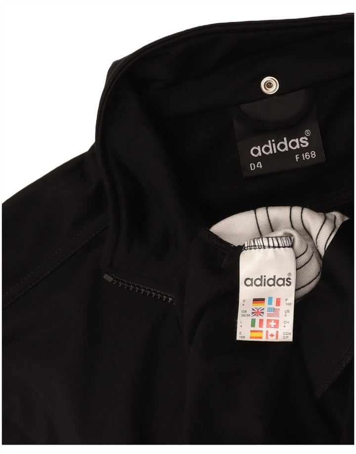 ADIDAS Chaqueta superior de chándal con gráfico sin mangas para hombre UK 36/38 Small Black