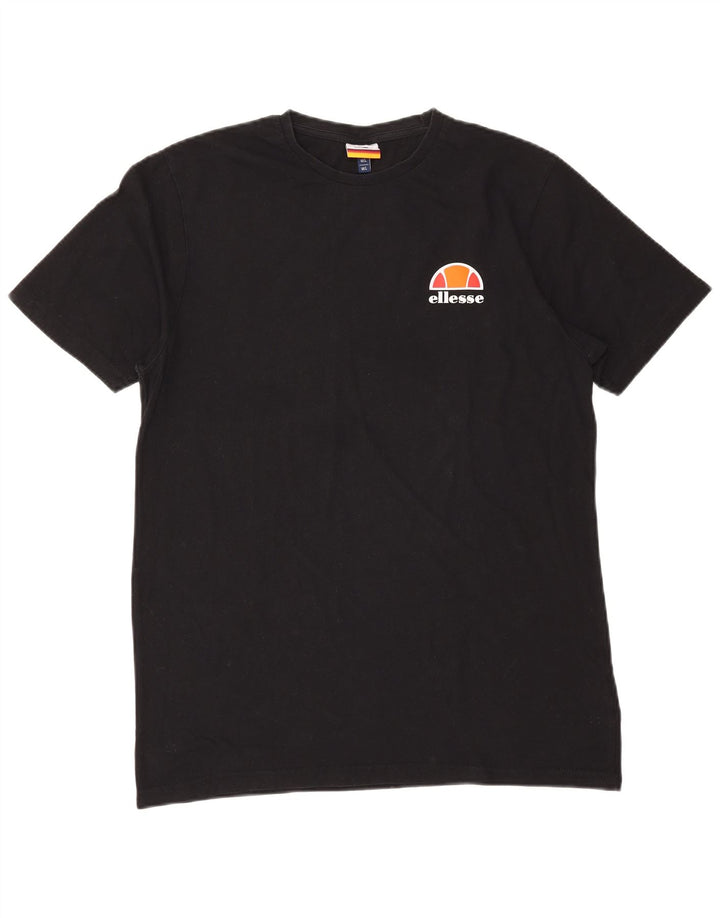 Ellesse - Camiseta para hombre, talla grande, color negro