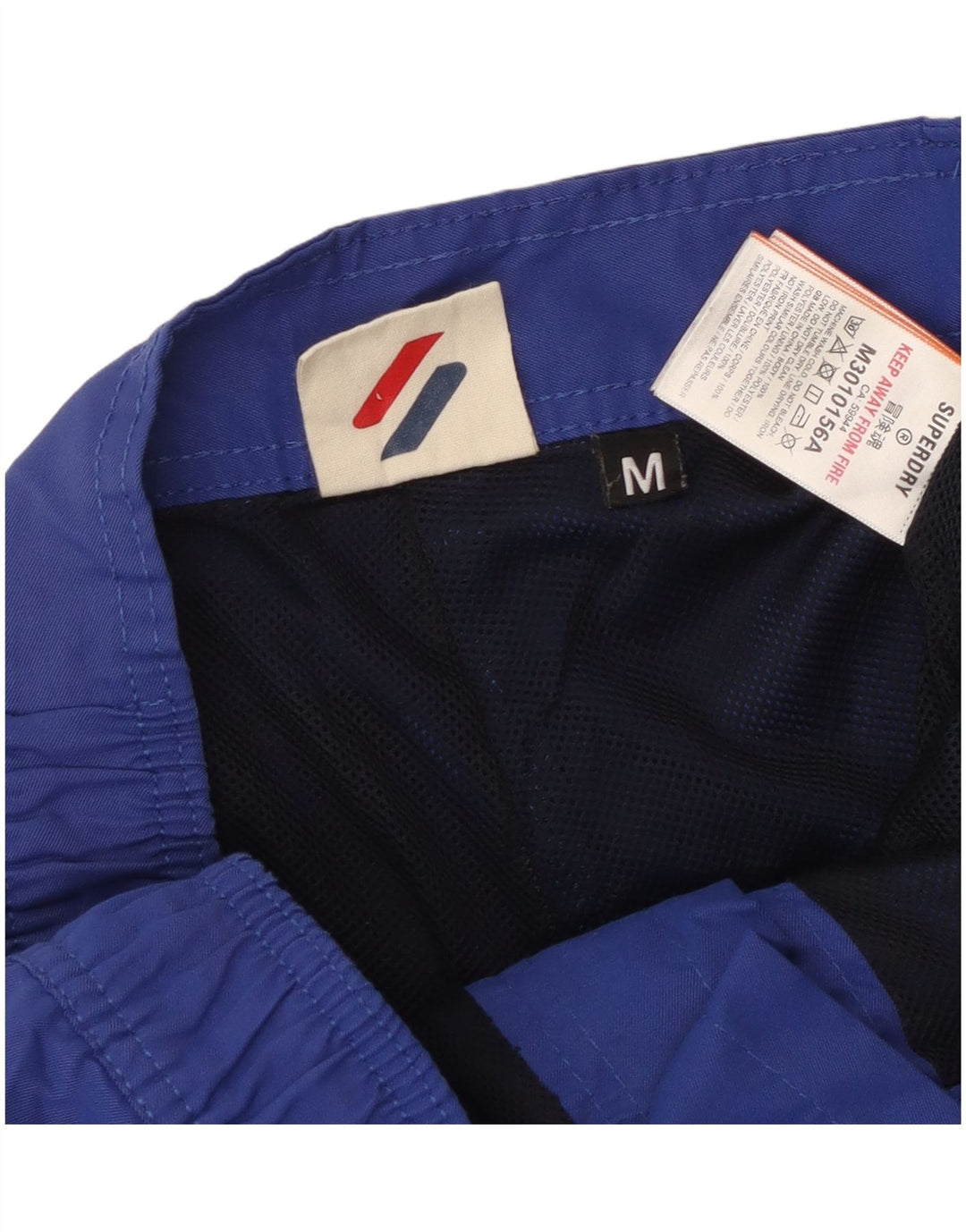 Superdry Shorts De Baño Gráficos Para Hombre Poliéster Azul Medio