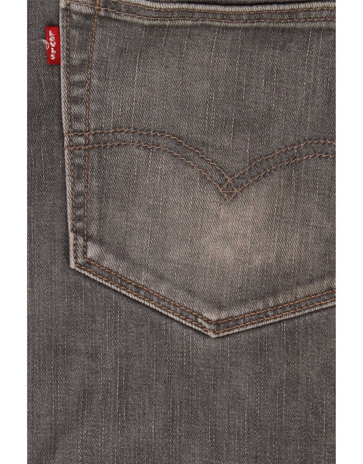 Levi's Vaqueros rectos 504 para hombre W36 L34 Algodón gris