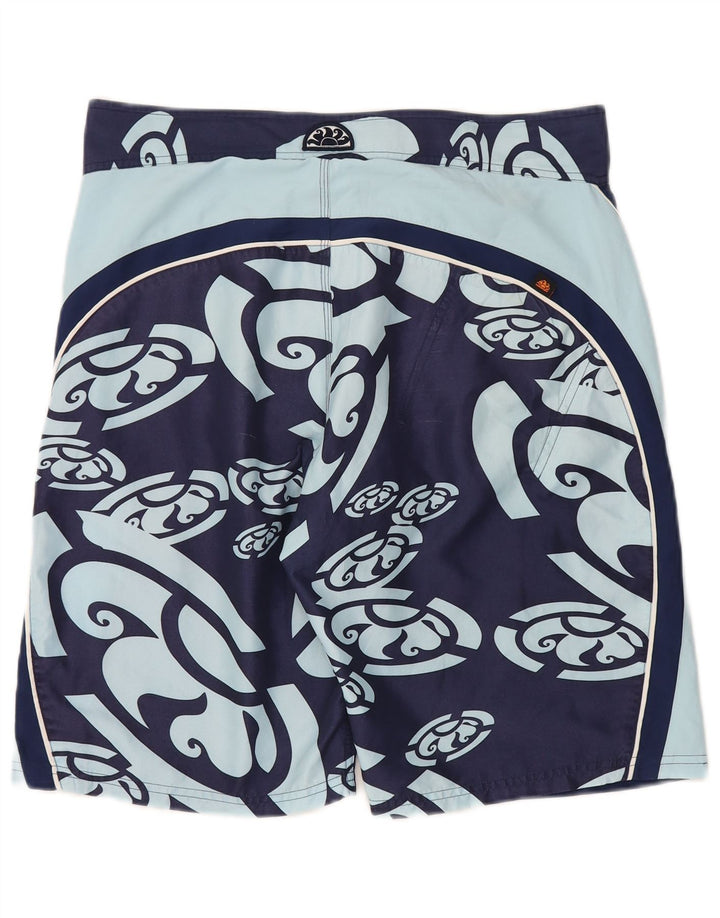 Sundek Bañador para hombre, talla grande, azul marino, color block, poliéster