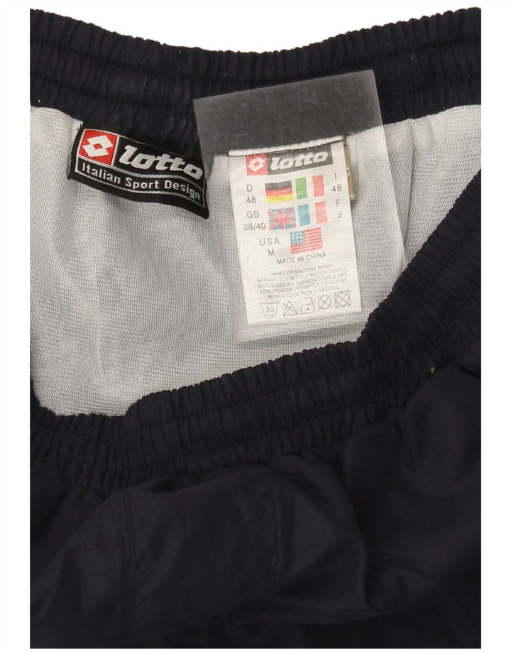LOTTO Pantalones cortos deportivos para hombre UK 38/40 Medium Azul marino Poliéster