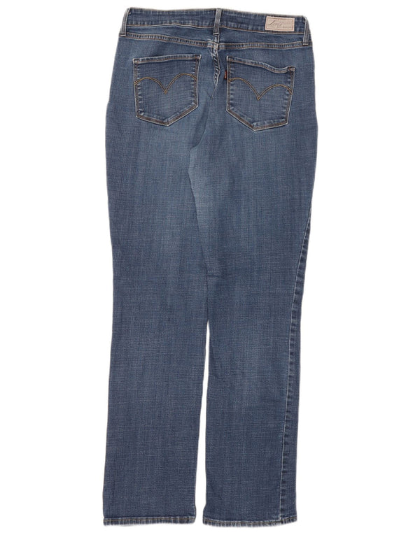 Levi's Jeans rectos de talle medio con curva audaz para mujer US 10 Large W30 L30 Azul