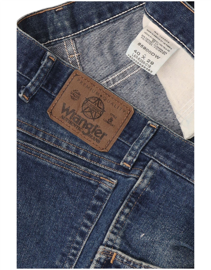 Wrangler Vaqueros recortados para hombre W40 L24 Algodón azul