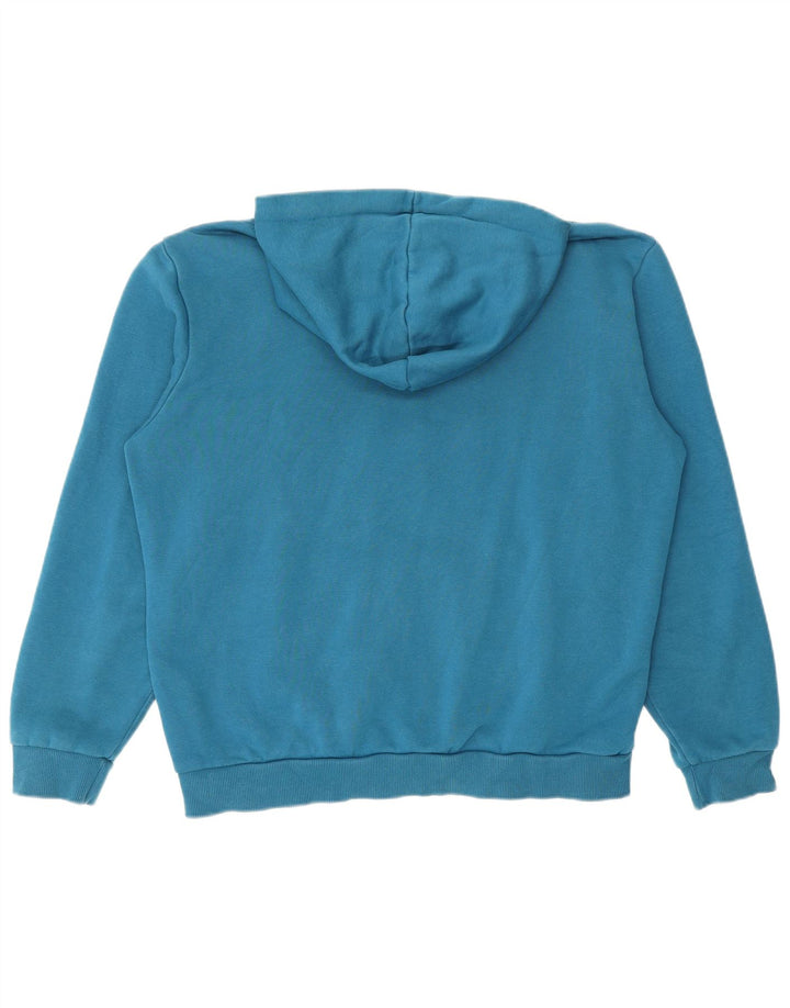 Puma Hombre Sudadera Con Capucha Gráfica Jersey De Algodón Azul Medio