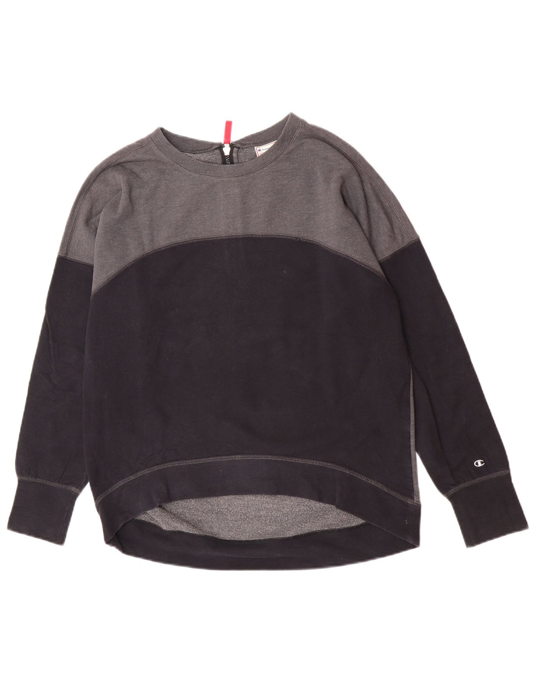 Champion Sudadera Jumper para mujer UK 46 Large Black Colourblock