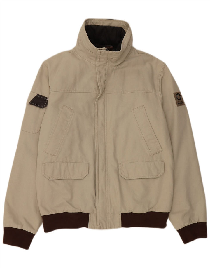Murphy & Nye Chaqueta Bomber Sailmakers para Hombre UK 42 XL Algodón Color Block Gris