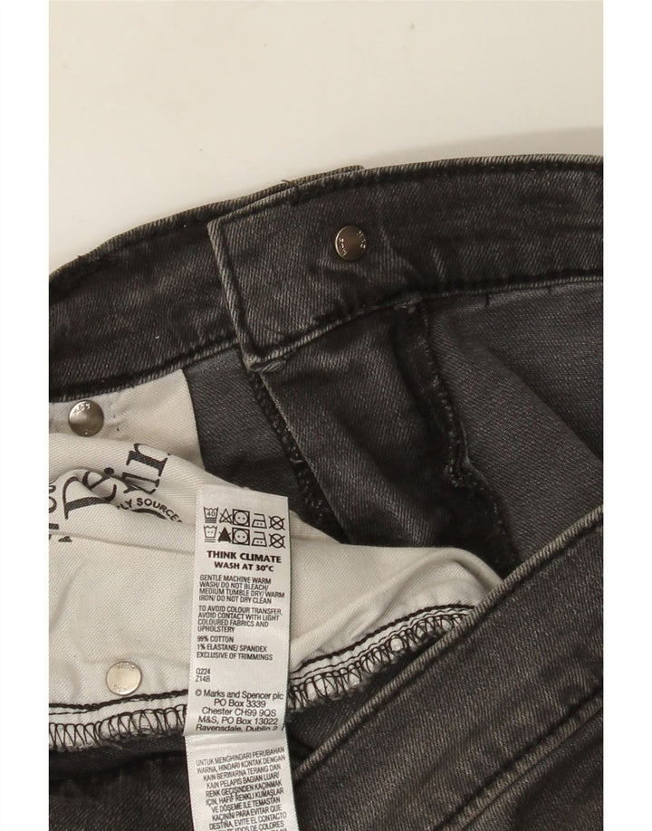 MARKS & SPENCER Vaqueros rectos para hombre W34 L29 Algodón gris