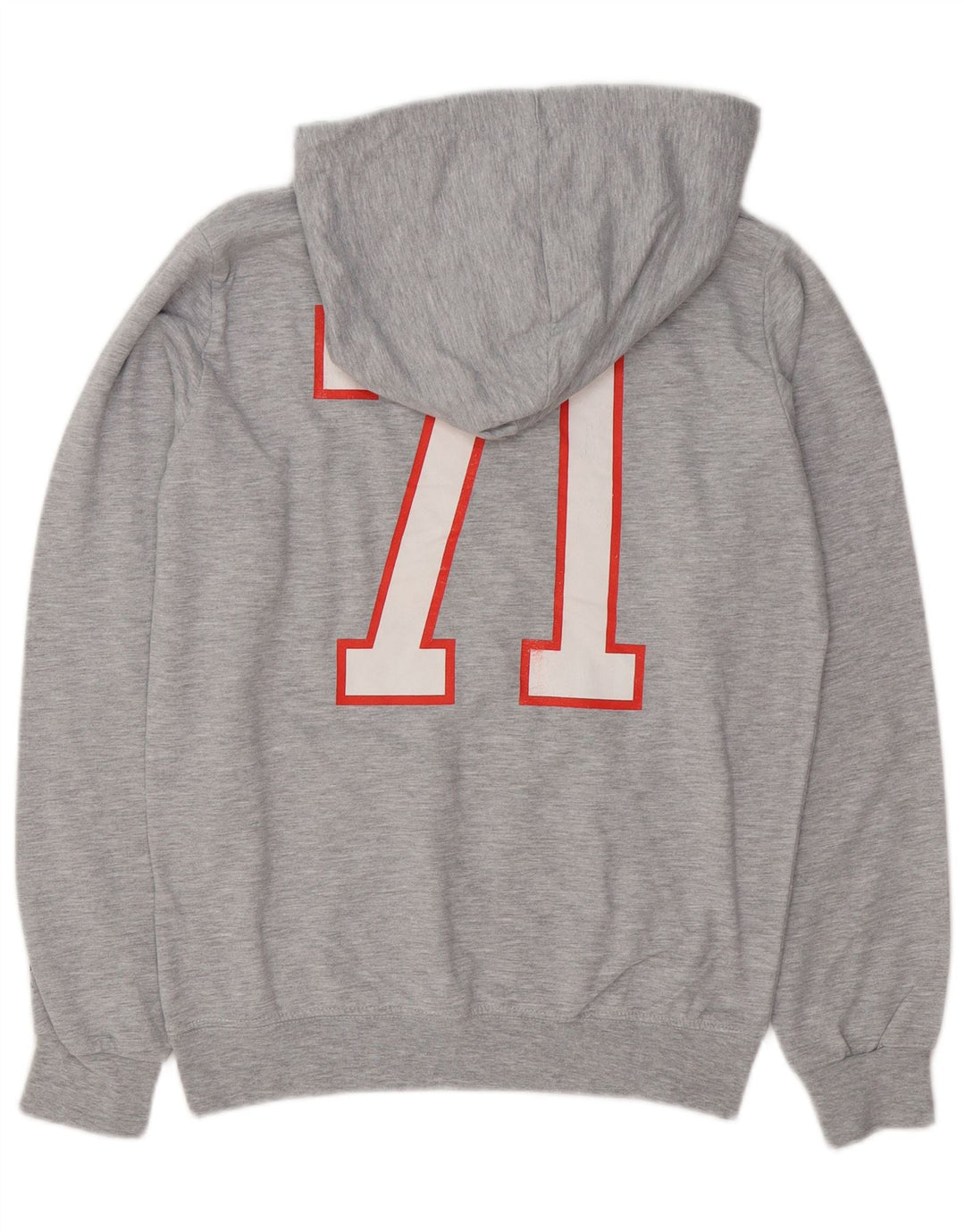 Starter Sudadera Con Capucha Gráfica Para Hombre Jersey De Algodón Gris Medio