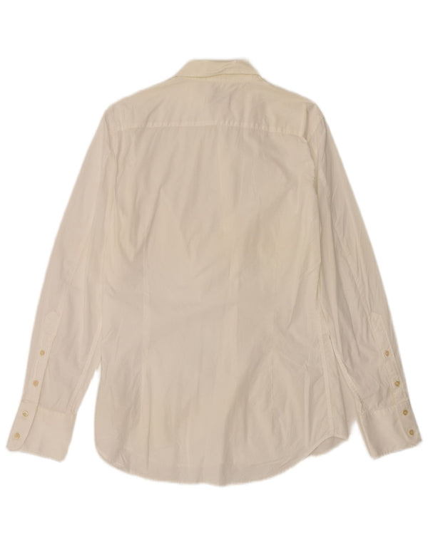 Camisa Diesel Hombre Mediana Algodón Blanco