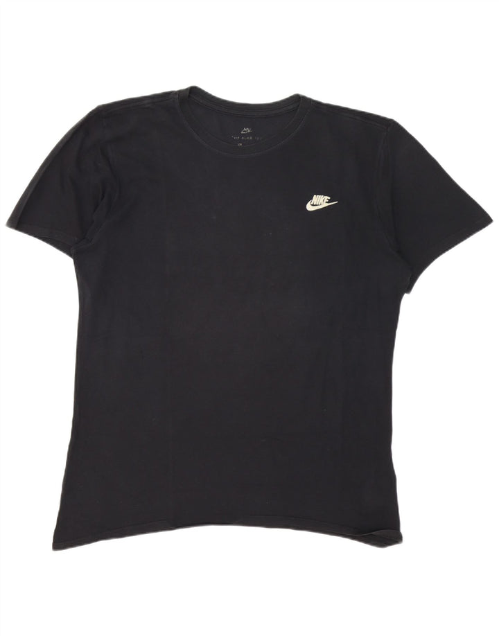 Nike - Camiseta para hombre, talla grande, color negro, algodón