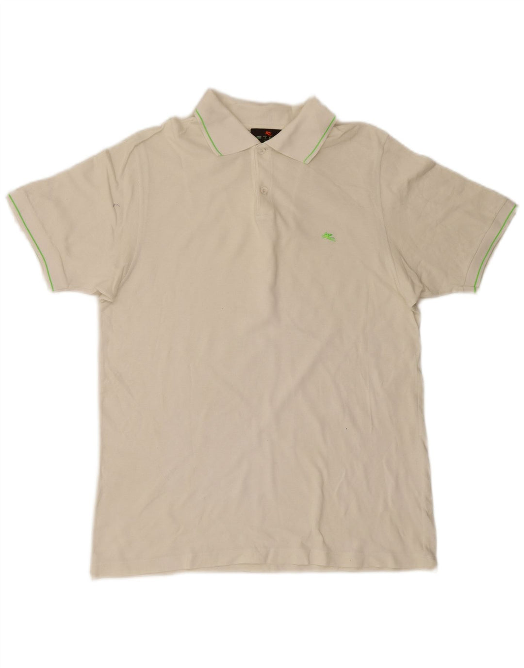 Polo Etro Hombre Blanco Grande