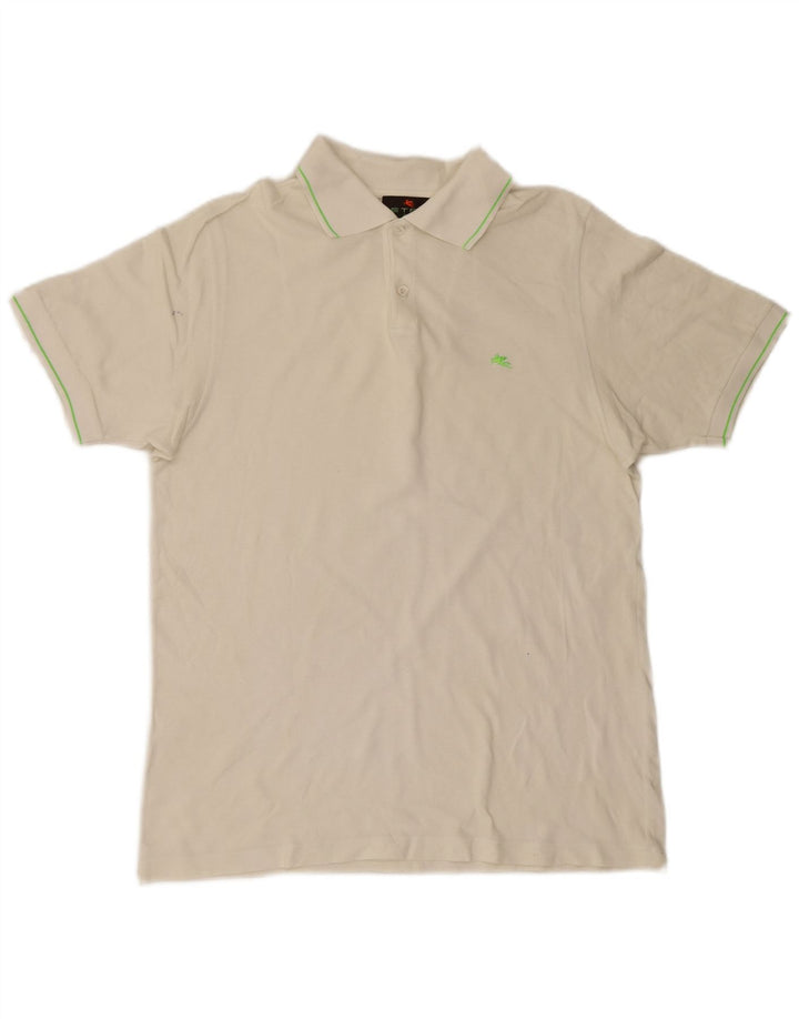 Polo Etro Hombre Blanco Grande