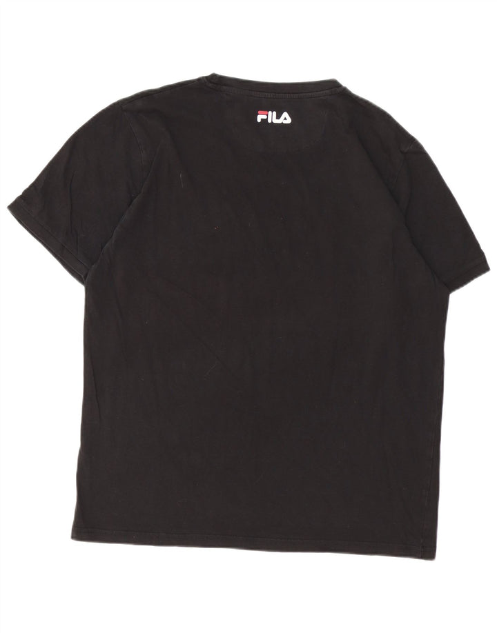 FILA Camiseta gráfica para hombre Top XL Negro