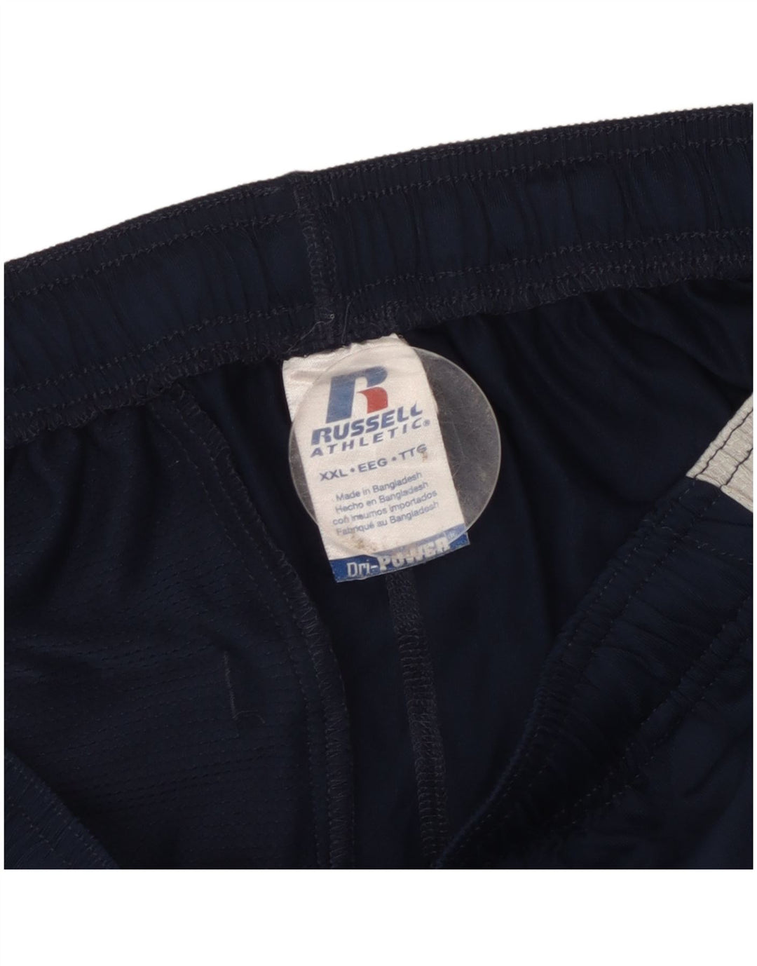 Russell Athletic Pantalones cortos deportivos para hombre 2XL Azul marino Colorblock Poliéster