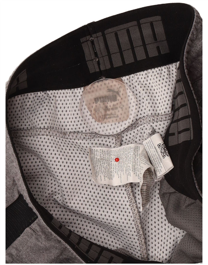 Pantalones De Chándal Puma Gris Medio Colorblock Poliéster