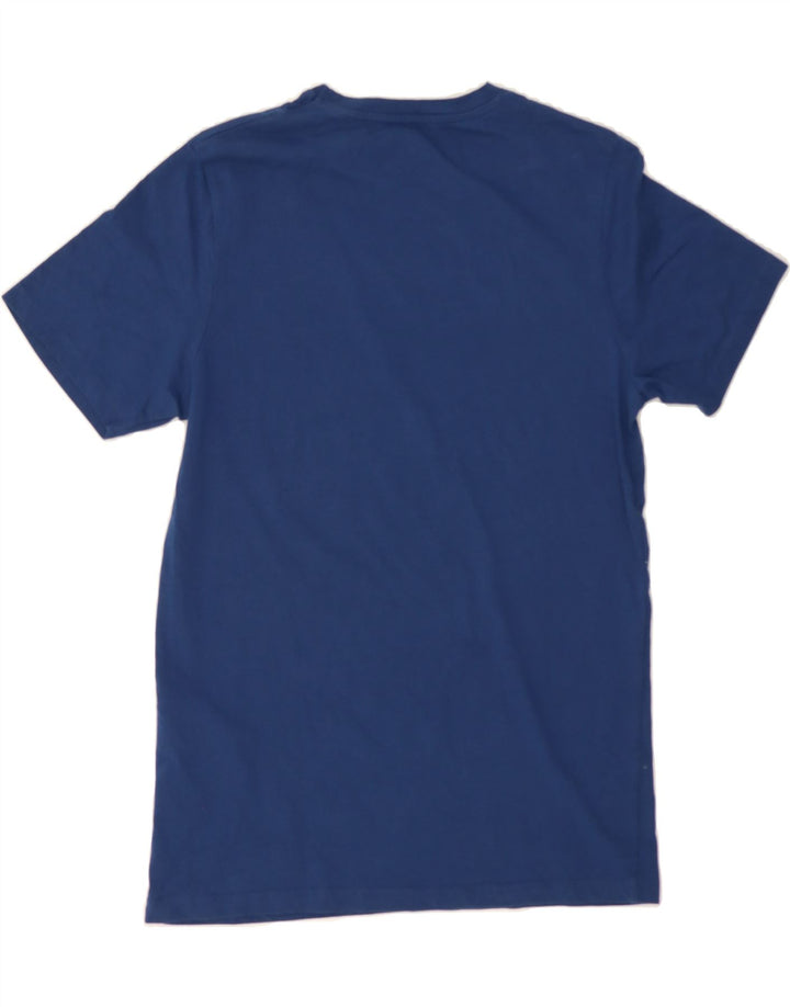 JACK & JONES Mens Graphic T-Shirt Top Medium Navy Blue Cotton Vintage Jack & Jones and Second-Hand Jack & Jones from Messina Hembry 