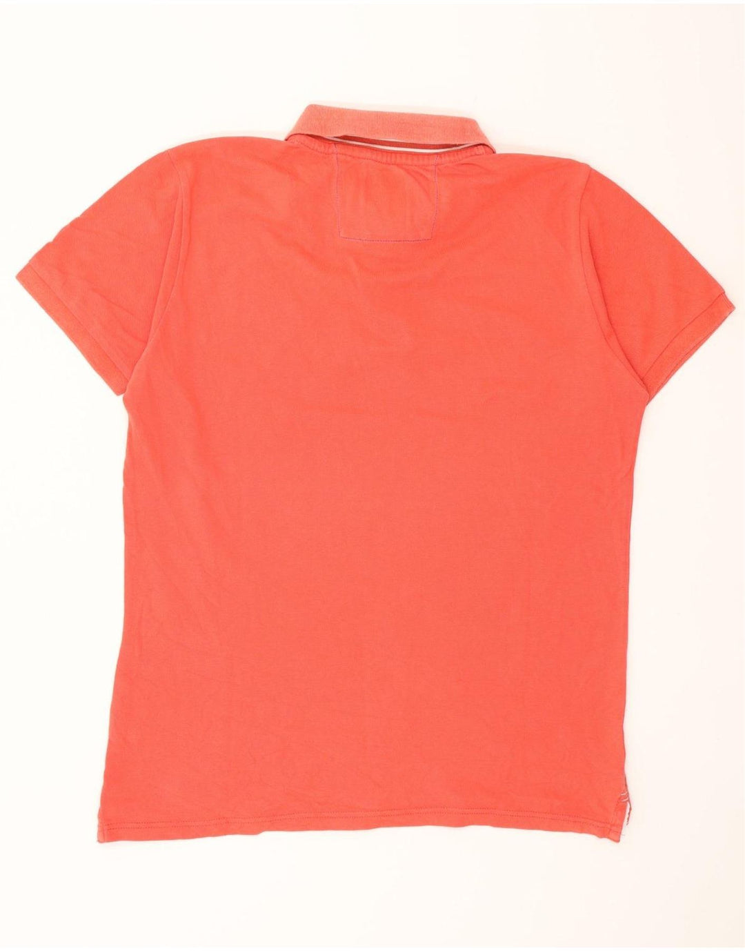 North Sails Polo gráfico para hombre de algodón naranja grande