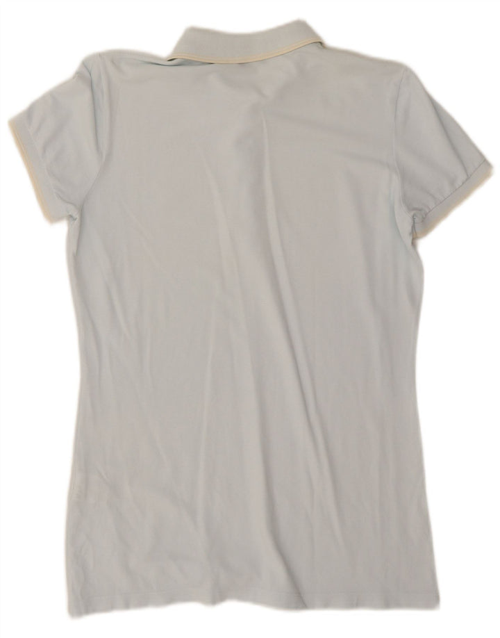 Fred Perry Polo para mujer UK 46 Grande Algodón azul