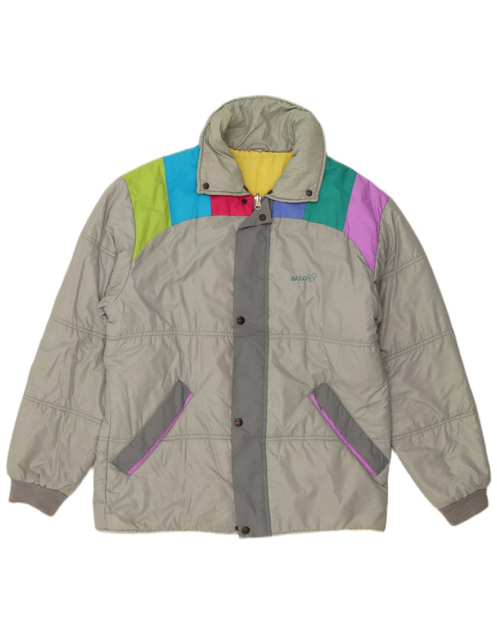 Bailo Chaqueta acolchada para hombre IT 50 Large Gris Colorblock Poliamida
