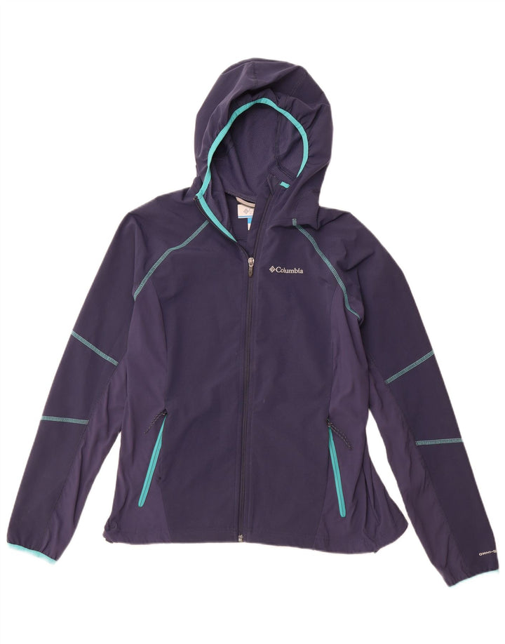 COLUMBIA Chaqueta de chándal Omni-Shade para mujer UK 40 Grande Azul marino