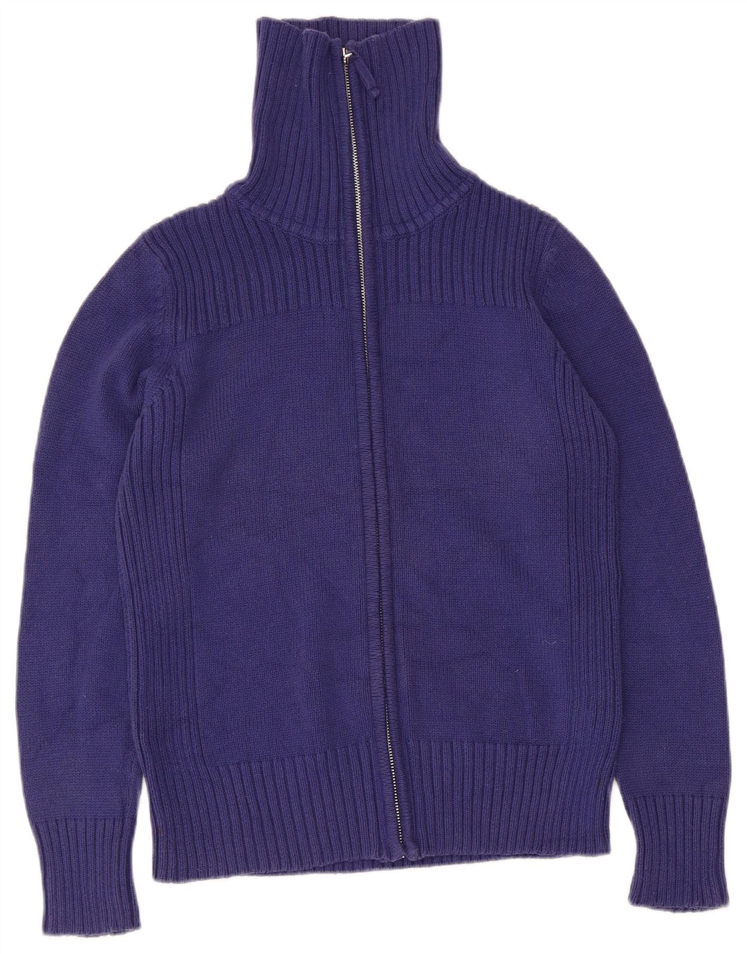 Marks & Spencer - Cárdigan para mujer, talla 40, algodón azul medio