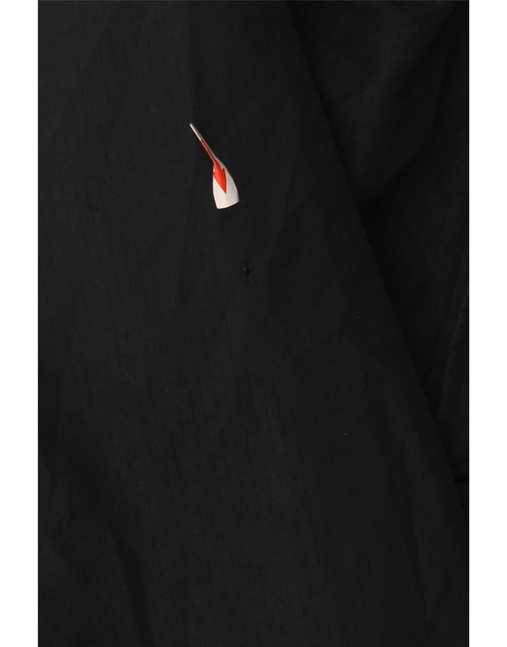 Chaqueta cortavientos con capucha Hollister para hombre Reino Unido 36 Small Poliéster azul marino