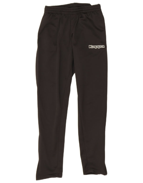 Kappa Hombre Pantalones De Chándal Gráfico Small Poliéster Negro