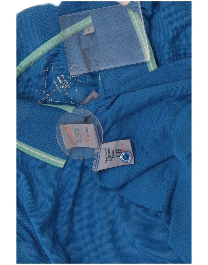 Harmont & Blaine Polo Hombre Algodón Azul Grande