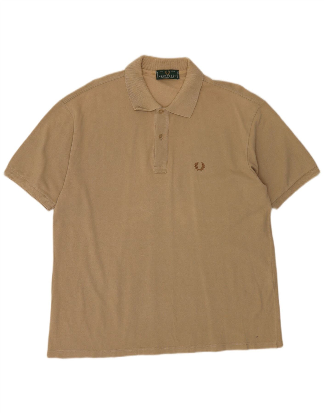 Polo Fred Perry Hombre Grande Beige Algodón