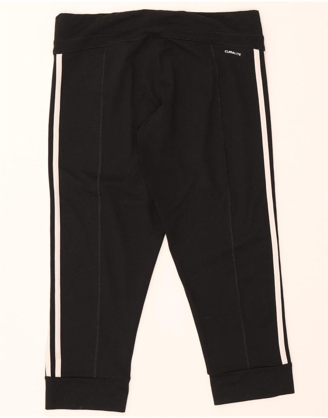 ADIDAS Mujer Climalite Chándal Pantalones Joggers UK 12/14 Mediano Negro