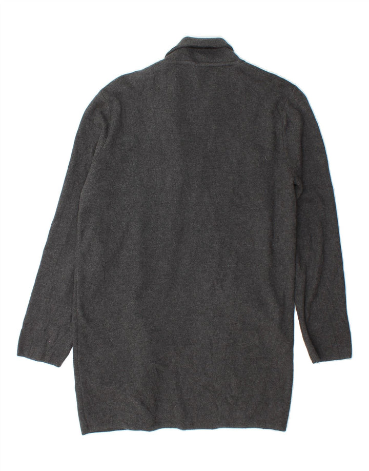 J. CREW Womens Open Cardigan Sweater UK 10 Small Grey Cotton Vintage J. Crew and Second-Hand J. Crew from Messina Hembry 