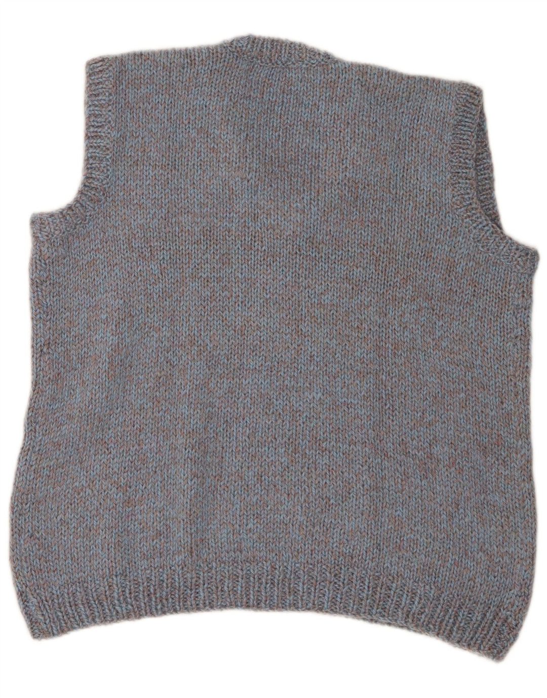 Vintage hombres chaleco tanque top grande azul moteado