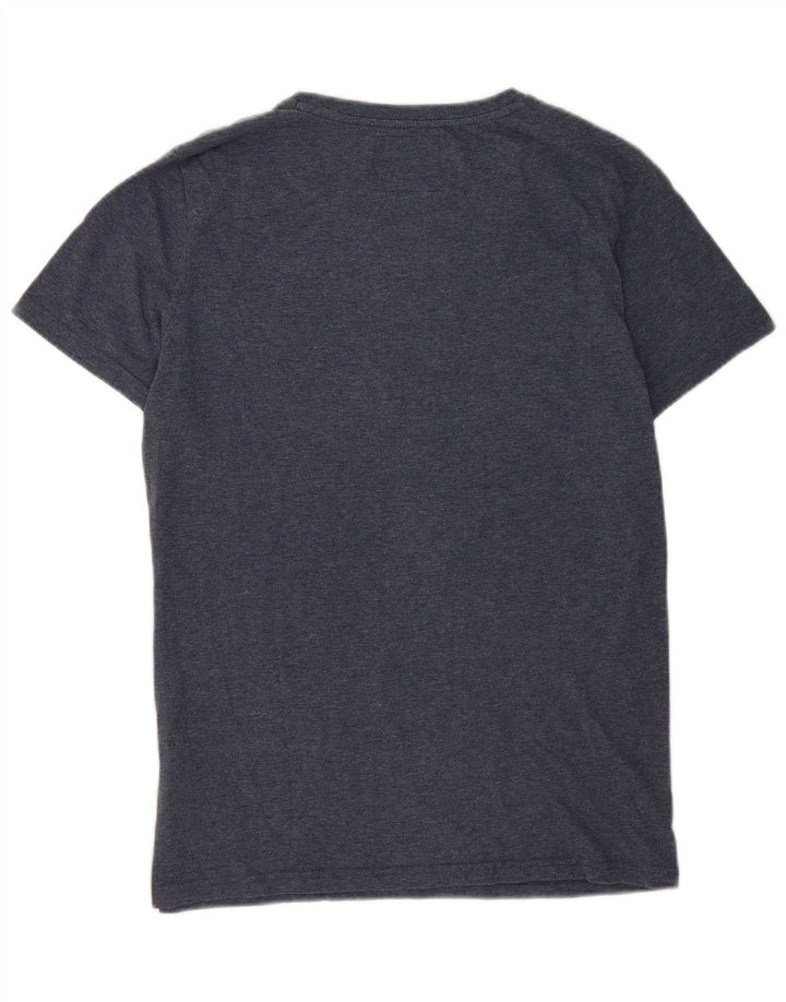 Superdry Camiseta para hombre Top Large de algodón azul