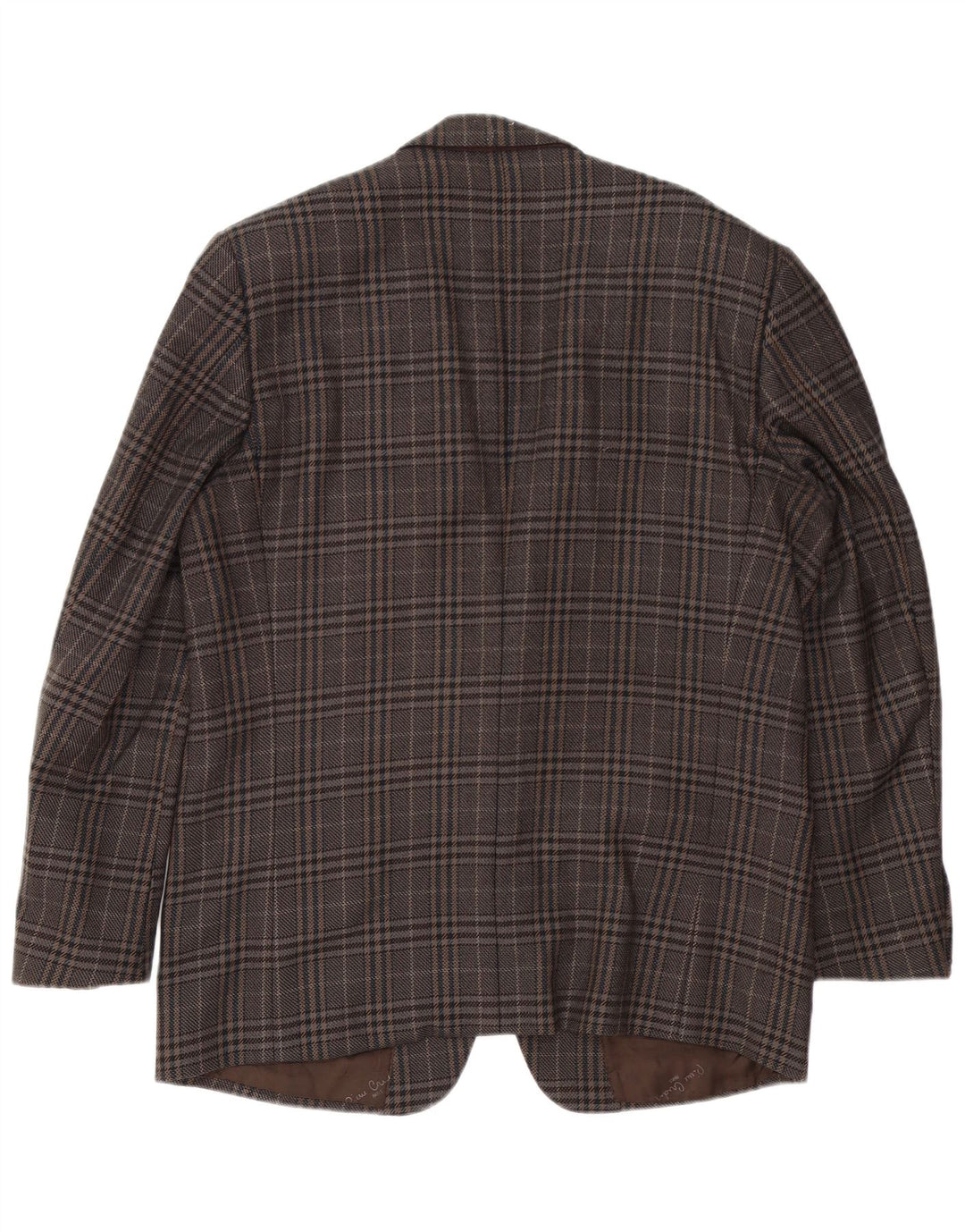Pierre Cardin Chaqueta tipo blazer de 2 botones para hombre UK 40 Large Brown Houndstooth
