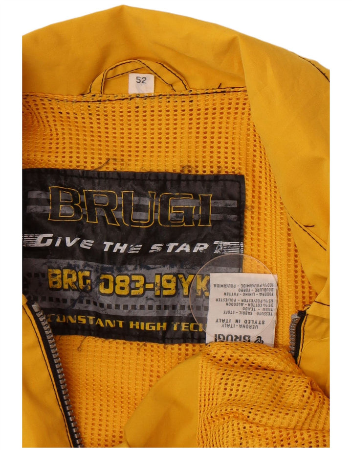 Brugi Chaqueta utilitaria para hombre IT 52 XL Algodón amarillo