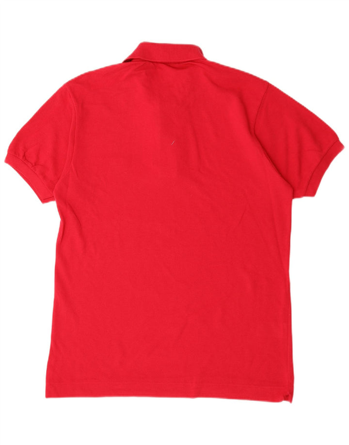Polo Lacoste para hombre talla 4 mediano algodón rojo