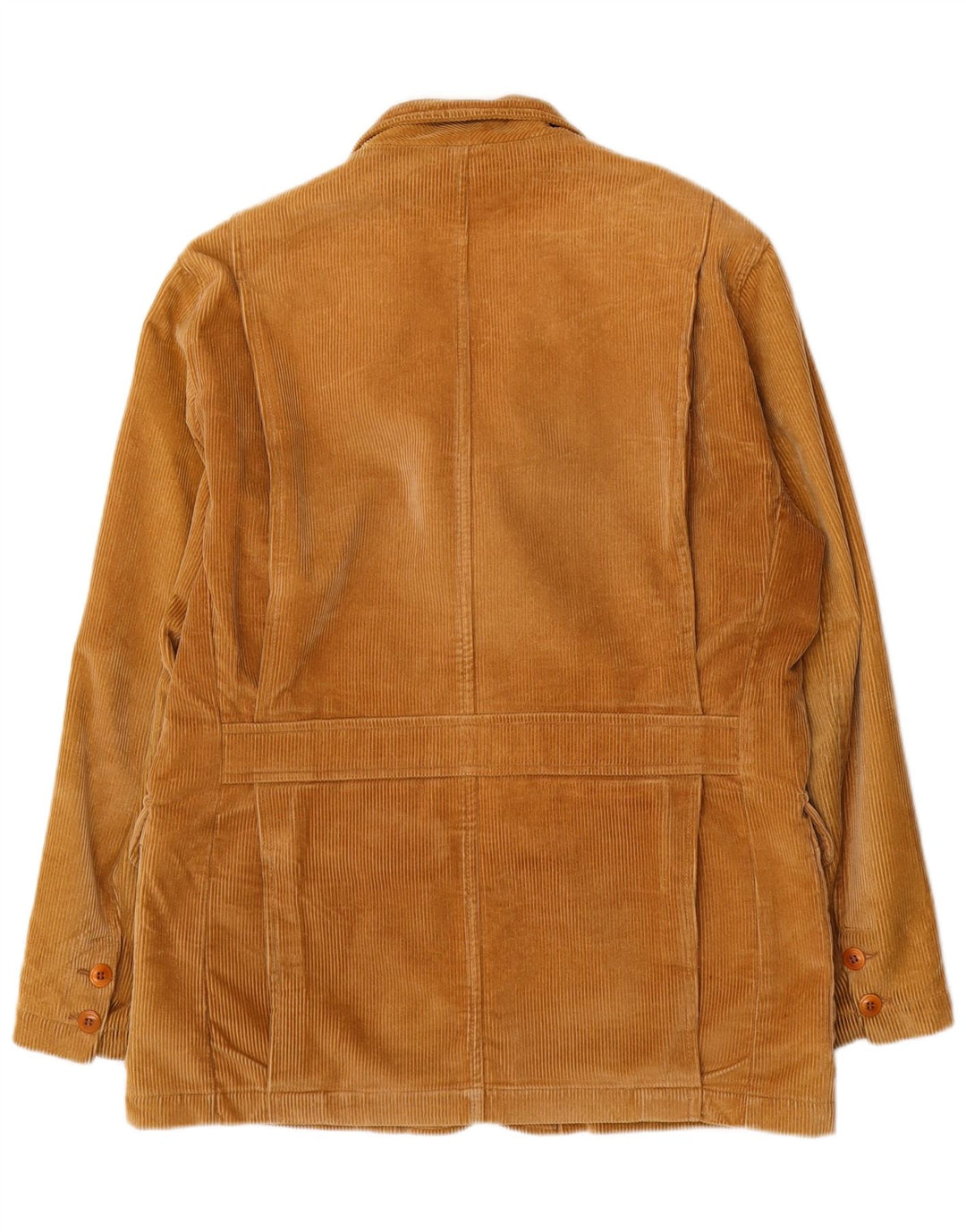 NUEVA INGLATERRA Abrigo de pana para hombre EU 48 Algodón marrón medio