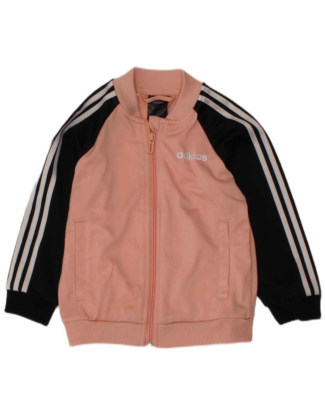 ADIDAS Chaqueta de chándal para niña 2-3 años Rosa Colorblock Poliéster