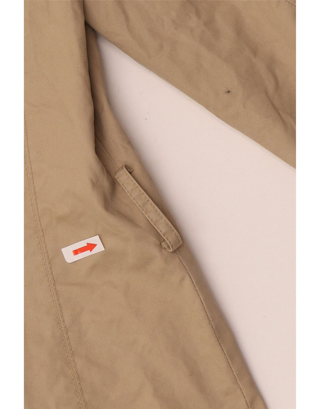 Zara Mujer Gabardina UK 44 Algodón Beige Medio