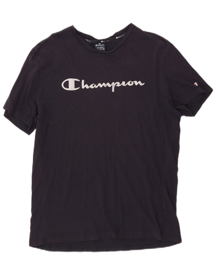 Champion Camiseta Gráfica Hombre Top XL Azul Marino
