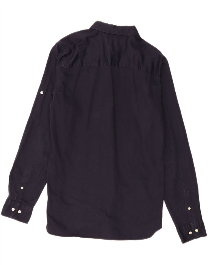 Camisa Jack & Jones Hombre Medium Azul Marino Algodón