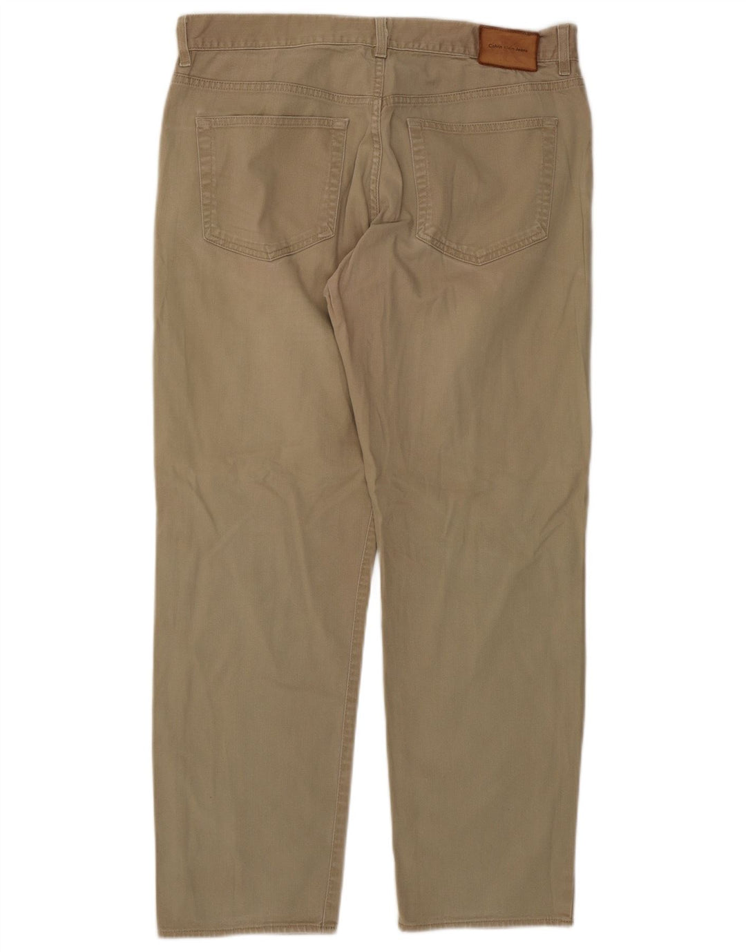 Vaqueros rectos Calvin Klein para hombre W34 L29 Beige