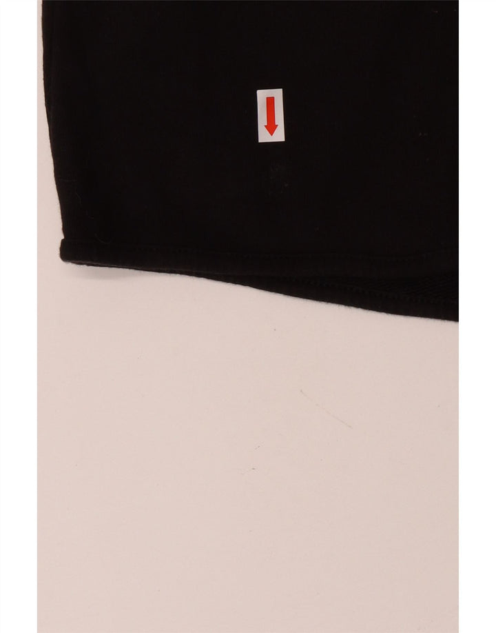 PUMA Pantalones cortos deportivos para mujer UK 8 Pequeño Algodón negro