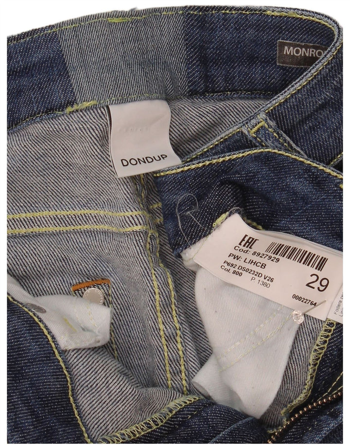 Vaqueros Dondup Mujer Monroe Slim W29 L28 Algodón Azul