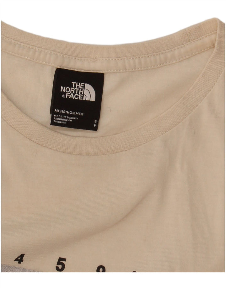 The North Face Hombre Camiseta Gráfica Top Small Blanco