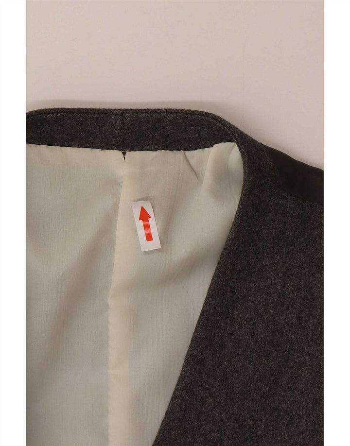 Chaleco vintage para hombre pequeño gris