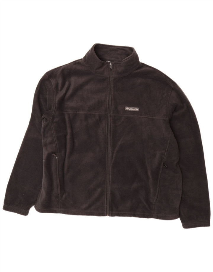 Chaqueta polar COLUMBIA para hombre ES 44 2XL Poliéster negro